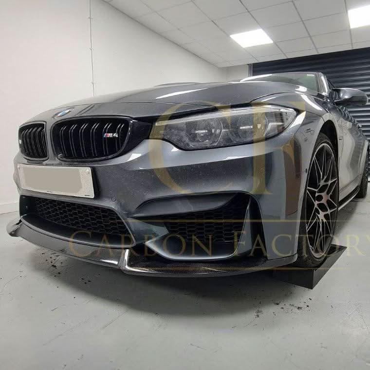 CS Style Carbon Fibre Front Splitter for BMW F80 M3 F82 F83 M4 14-20 - Carbon Factory