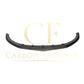 CS Style Carbon Fibre Front Splitter for Mercedes W205 C63 C63s 4 Door 15-21 - Carbon Factory