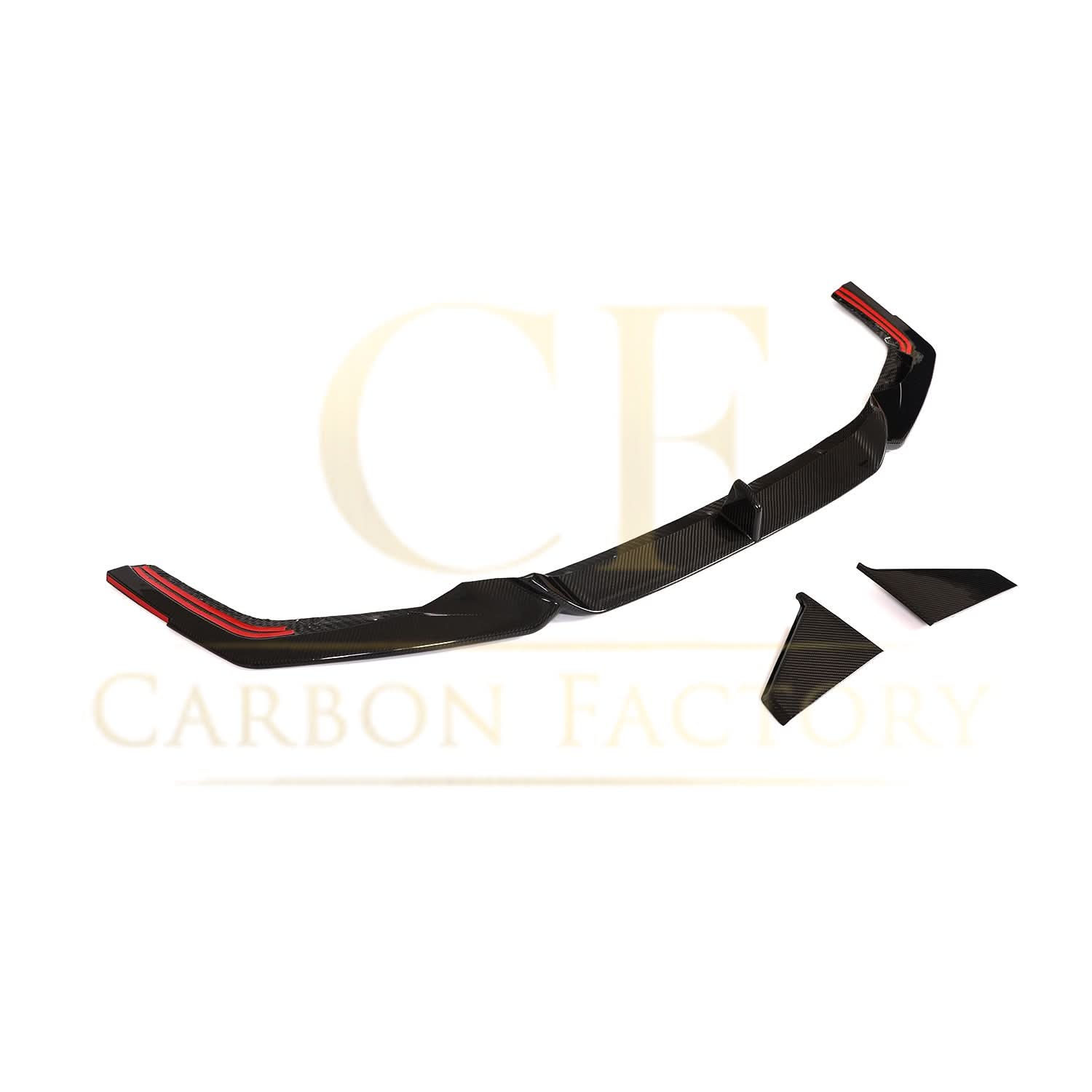 ED Style Pre-Preg Carbon Fibre Front Splitter for Audi 4K RS7 20-22 - Carbon Factory
