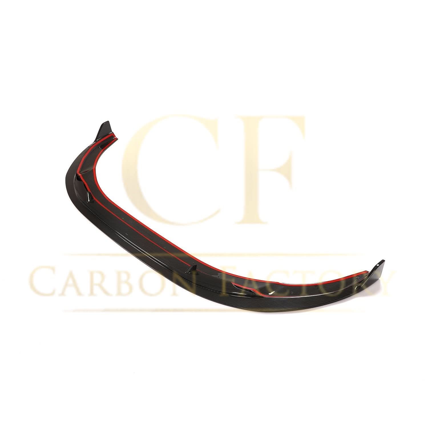 ED Style Pre-Preg Carbon Fibre Front Splitter for Audi A4 B9 S Line & S4 19-22 - Carbon Factory