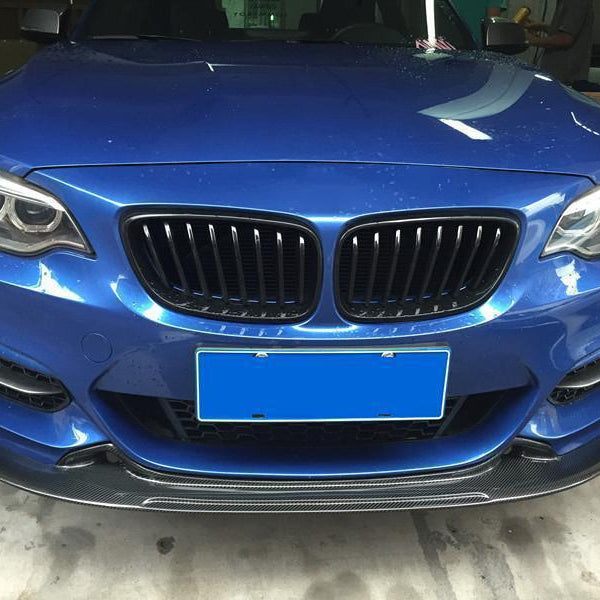 Exo Style Carbon Fibre Front Splitter for BMW F22 2 Series M Sport 14-21 - Carbon Factory