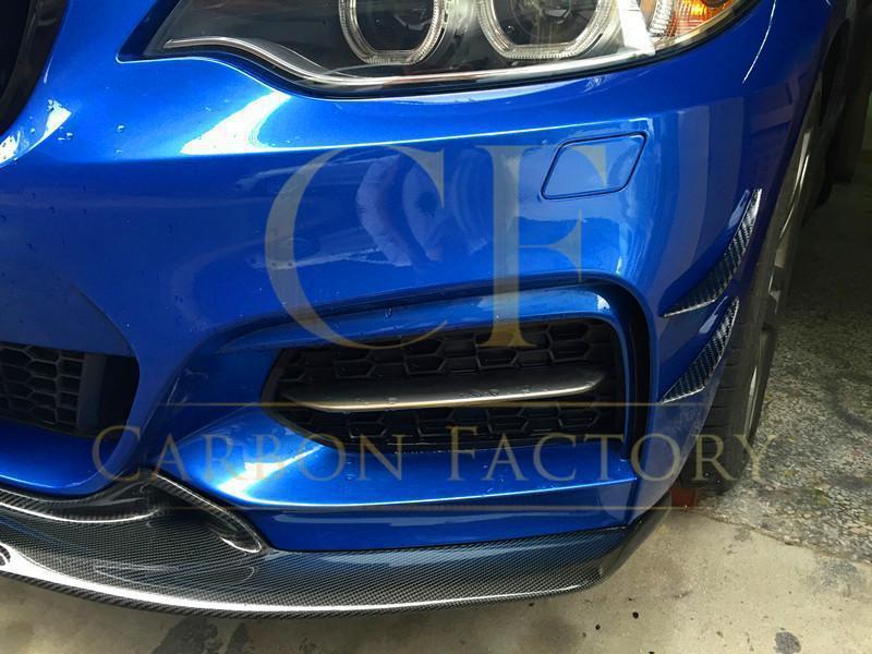 Exo Style Carbon Fibre Front Splitter for BMW F22 2 Series M Sport 14-21 - Carbon Factory
