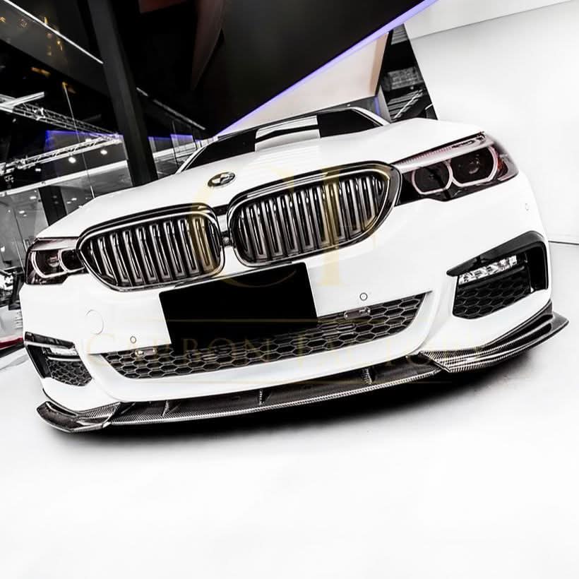 FD Style Carbon Fibre Front Splitter for BMW G30 5 Series M Sport 17-20 - Carbon Factory
