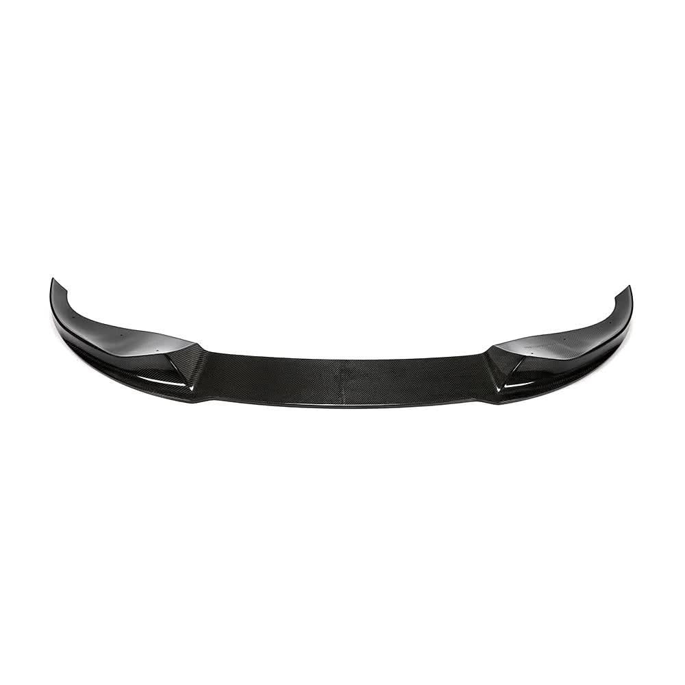 H-style carbon fiber front splitter for BMW G05 X5 2018-2022, enhances aerodynamics and sports car appearance.