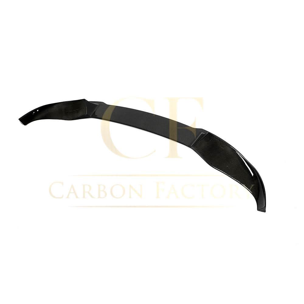H-style carbon fiber front splitter for BMW G05 X5 (2018-2022), enhances aerodynamics and sporty appearance.