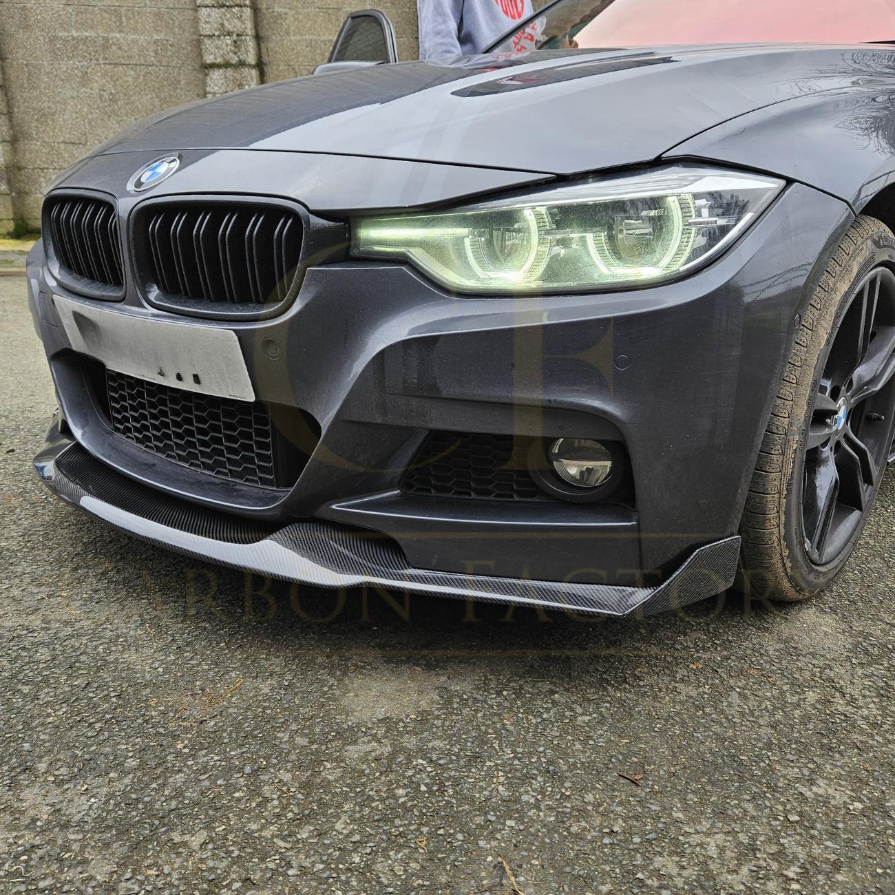 MAD Style Carbon Fibre Front Splitter for BMW F30 F31 3 Series M Sport 12-19 - Carbon Factory