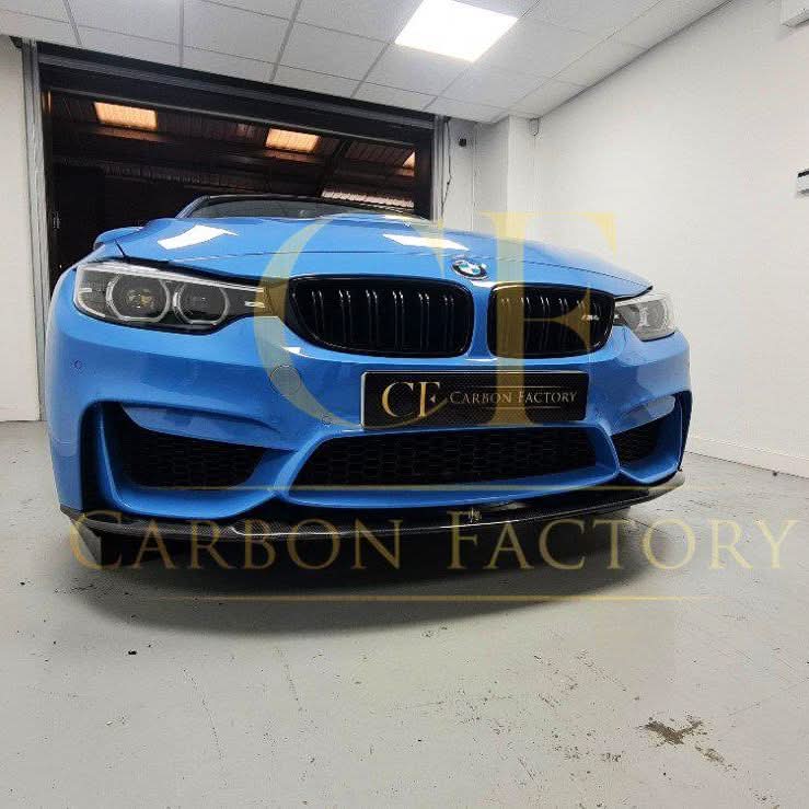 MP Style (Bottom Piece) Carbon Fibre Front Splitter Bottom for BMW F80 M3 F82 F83 M4 14-20 - Carbon Factory