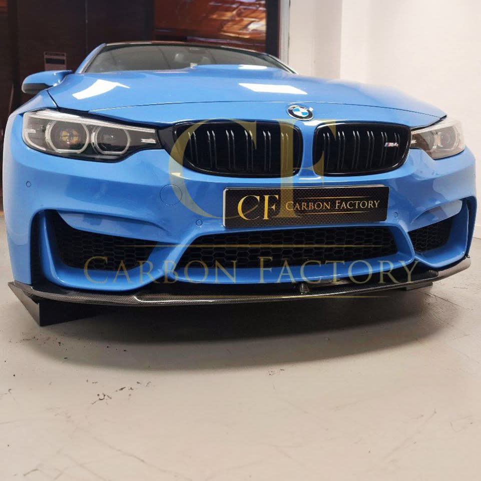 MP Style (Bottom Piece) Carbon Fibre Front Splitter Bottom for BMW F80 M3 F82 F83 M4 14-20 - Carbon Factory