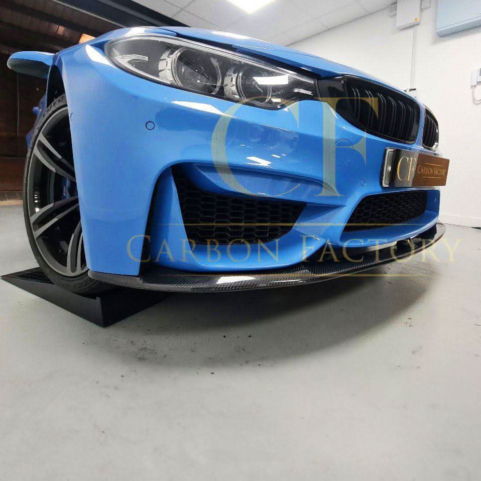 MP Style (Bottom Piece) Carbon Fibre Front Splitter Bottom for BMW F80 M3 F82 F83 M4 14-20 - Carbon Factory
