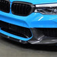 MP Style Carbon Fibre Front Splitter Covers for BMW F90 M5 Pre-LCI 17-20 - Carbon Factory