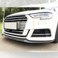 MP Style Carbon Fibre Front Splitter for Audi A3 Saloon S Line & S3 16-19 - Carbon Factory