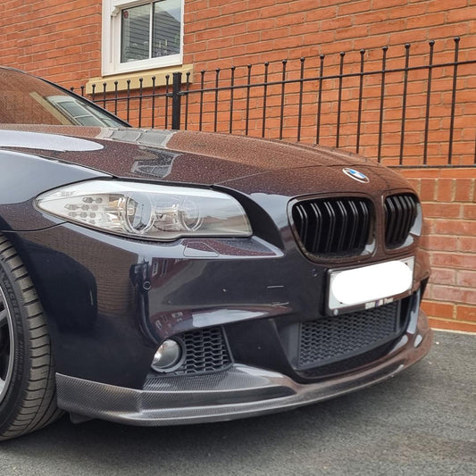 MP Style Carbon Fibre Front Splitter for BMW F10 5 Series 10-17 - Carbon Factory