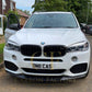 MP Style Carbon Fibre Front Splitter for BMW F15 X5 M Sport 14-18 - Carbon Factory