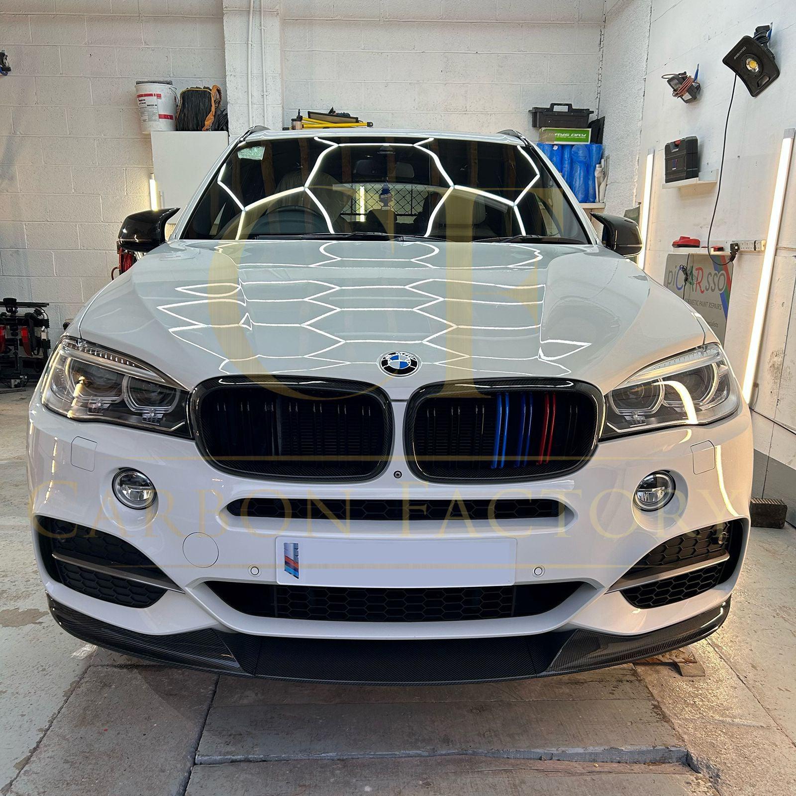 MP Style Carbon Fibre Front Splitter for BMW F15 X5 M Sport 14-18 - Carbon Factory