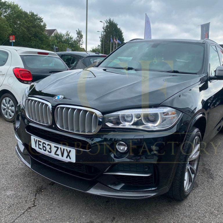 MP Style Carbon Fibre Front Splitter for BMW F15 X5 M Sport 14-18 - Carbon Factory