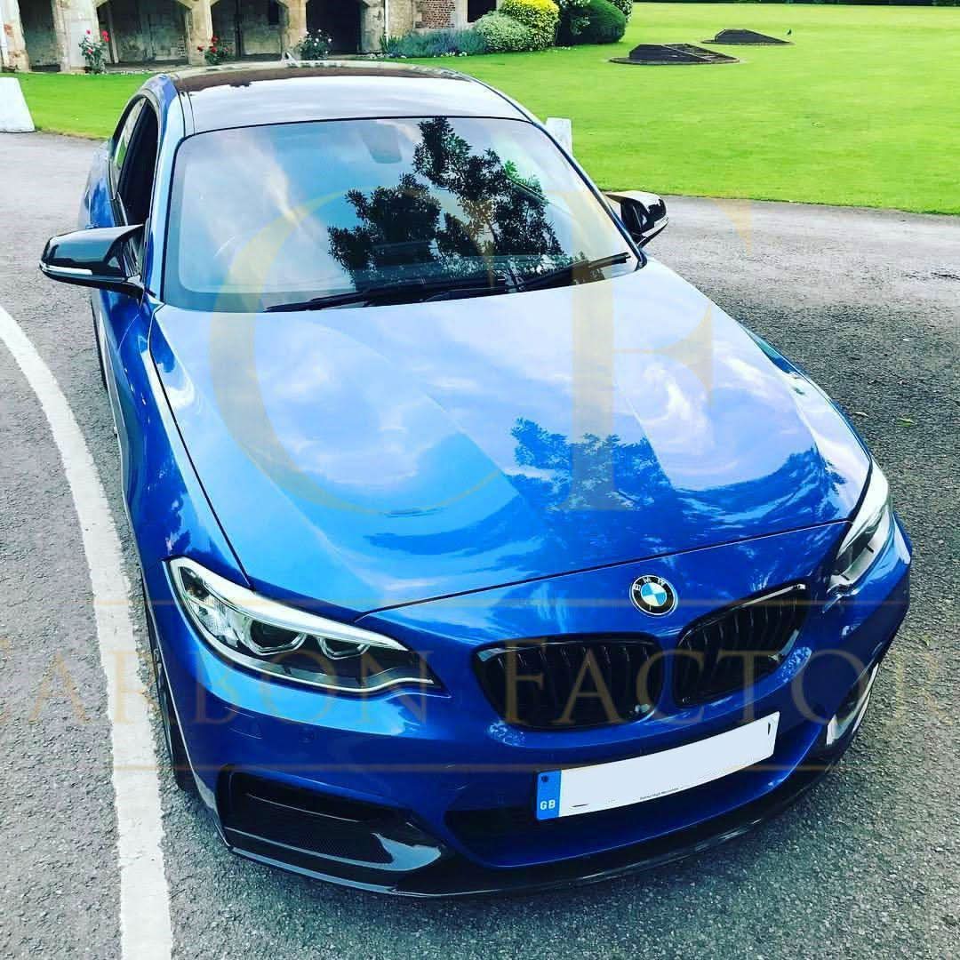 MP Style Carbon Fibre Front Splitter for BMW F22 2 Series M Sport 14-21 - Carbon Factory