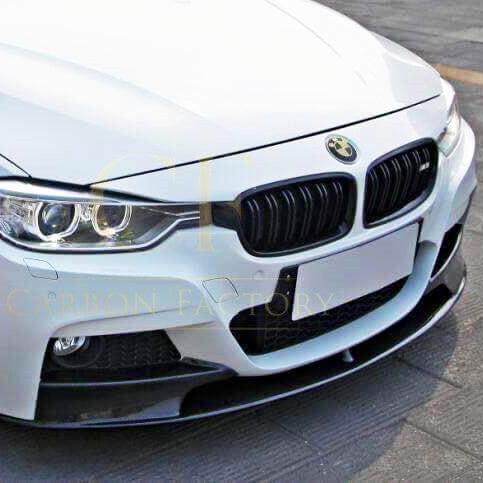 MP Style Carbon Fibre Front Splitter for BMW F30 F31 3 Series M Sport 12-19 - Carbon Factory