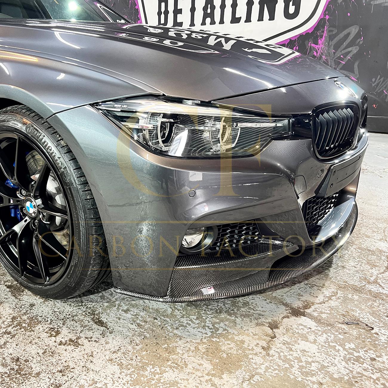 MP Style Carbon Fibre Front Splitter for BMW F30 F31 3 Series M Sport 12-19 - Carbon Factory