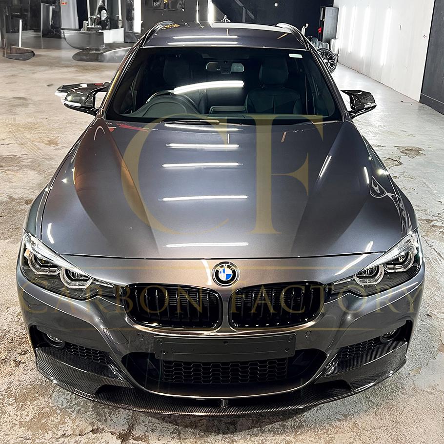MP Style Carbon Fibre Front Splitter for BMW F30 F31 3 Series M Sport 12-19 - Carbon Factory