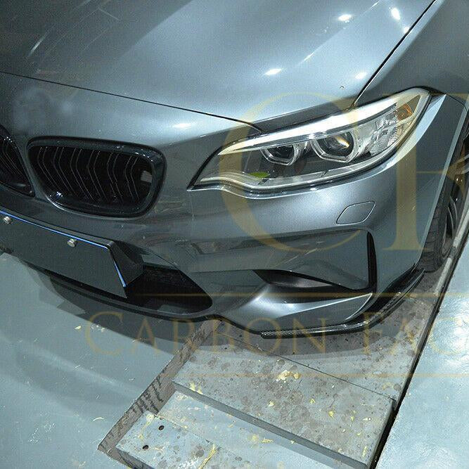 MP Style Carbon Fibre Front Splitter for BMW F87 M2 16-21 - Carbon Factory