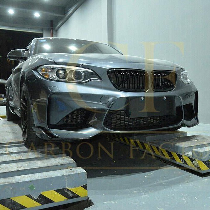 MP Style Carbon Fibre Front Splitter for BMW F87 M2 16-21 - Carbon Factory