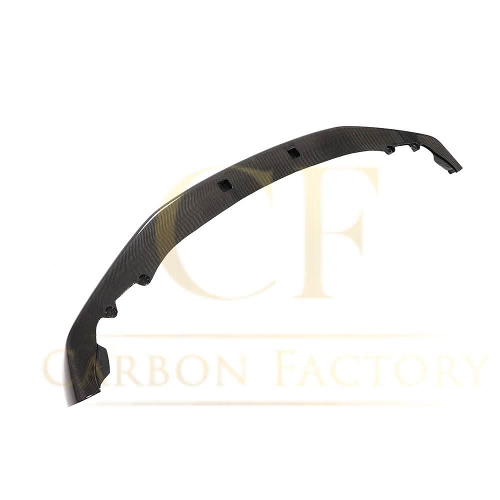 Carbon fibre front splitter for BMW F87 M2C Competition 2016-2021, designed for aerodynamic enhancement and sporty appearance.