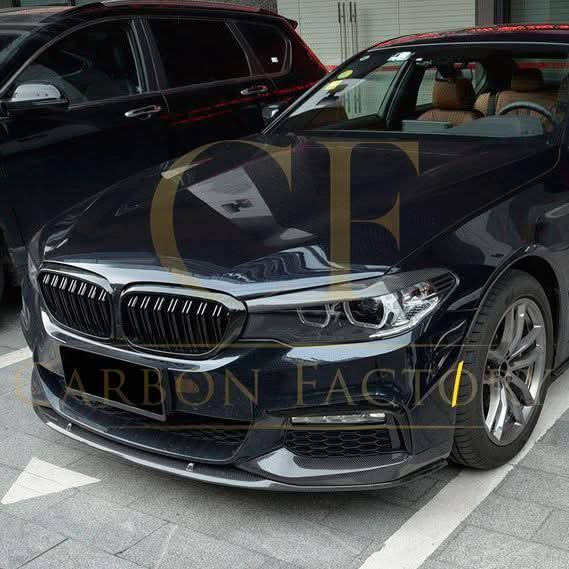 MP Style Carbon Fibre Front Splitter for BMW G30 5 Series M Sport 17-20 - Carbon Factory