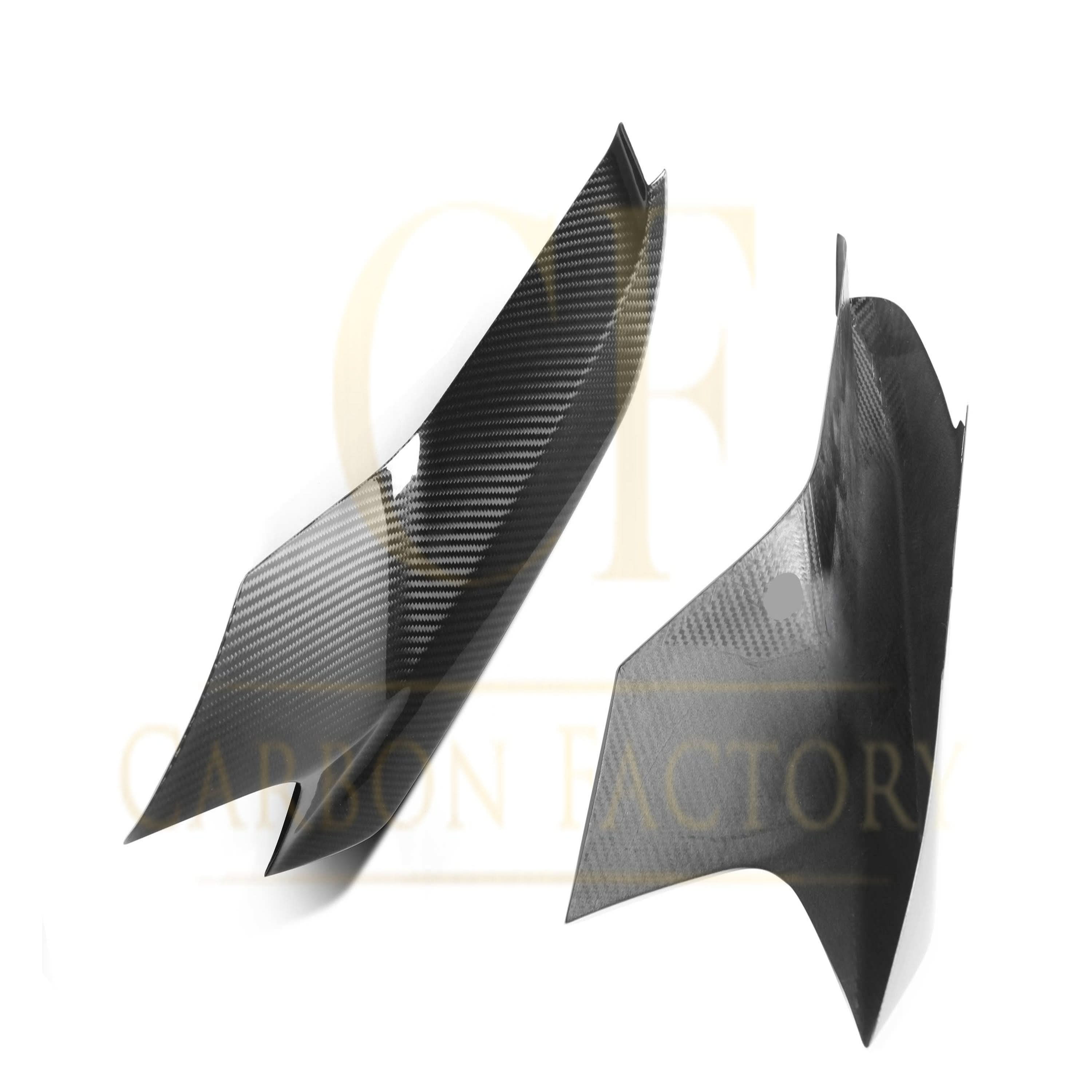 MP Style Carbon Fibre Front Splitter Covers for BMW F90 M5 Pre-LCI 17-20 - Carbon Factory