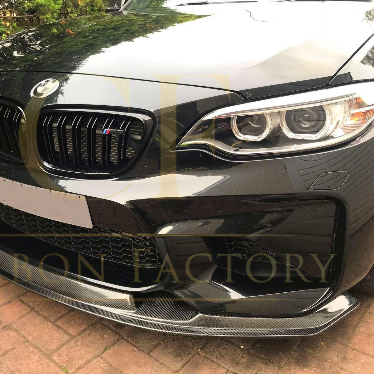 MTC Style Carbon Fibre Front Splitter for BMW F87 M2 OG 16-18 - Carbon Factory