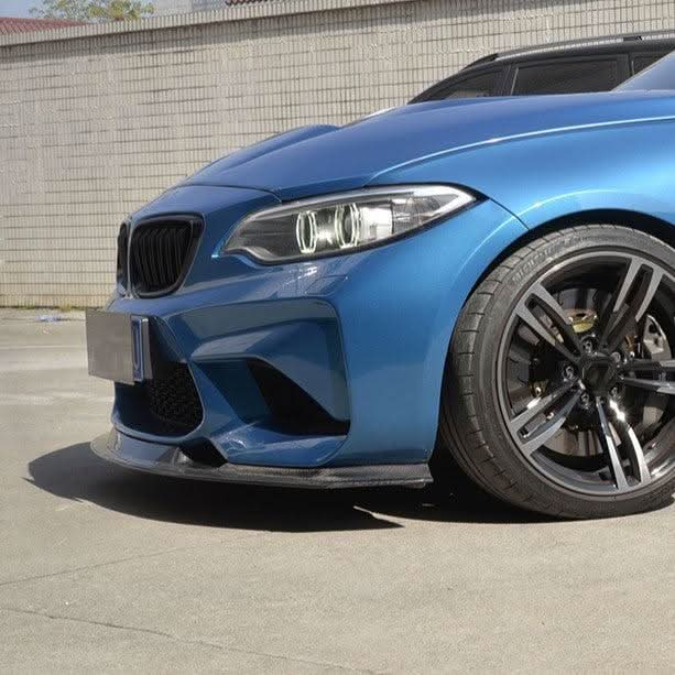 MTC Style Carbon Fibre Front Splitter for BMW F87 M2 OG 16-18 - Carbon Factory