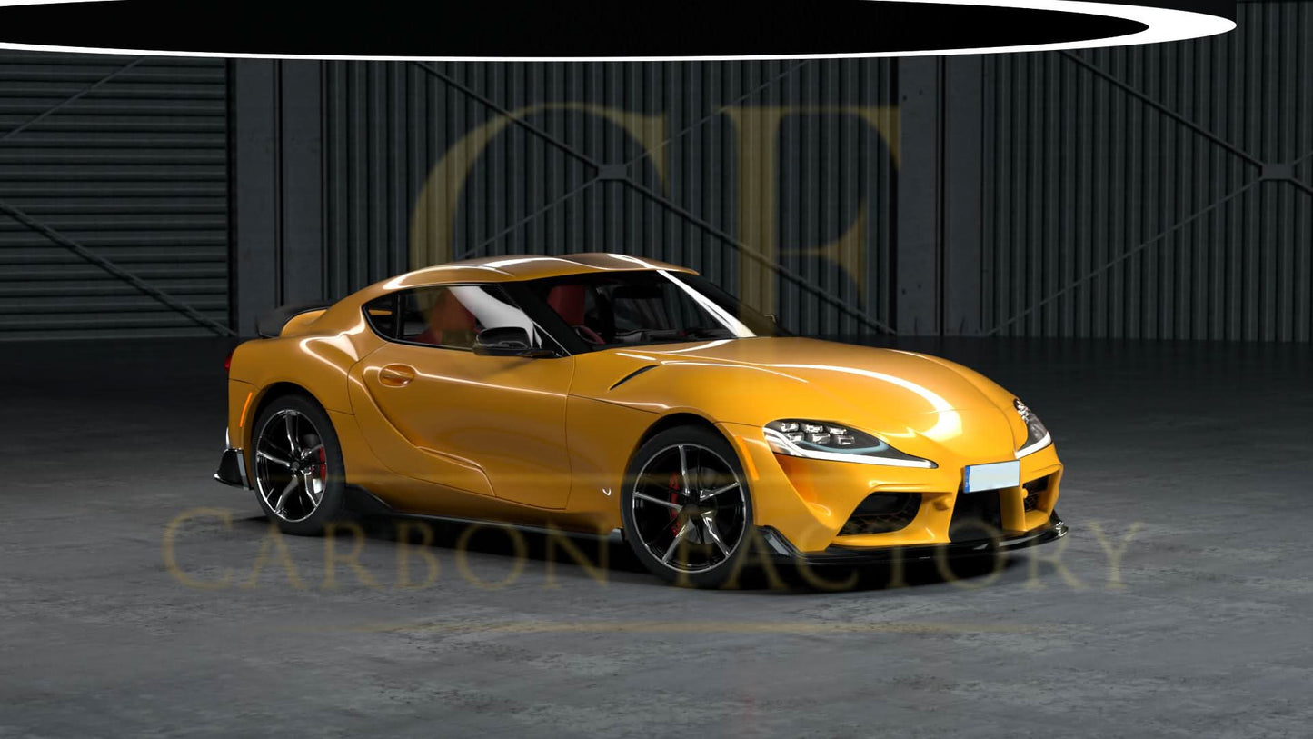 MZ Style Carbon Fibre Front Splitter for Toyota A90 Supra 19-Present - Carbon Factory