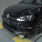 OZ Style Carbon Fibre Front Splitter for VW Golf MK7 R 14-17 - Carbon Factory