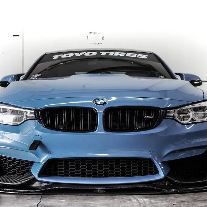 PSM Style Carbon Fibre Front Splitter 2 Pieces for BMW F80 M3 F82 F83 M4 14-20 - Carbon Factory
