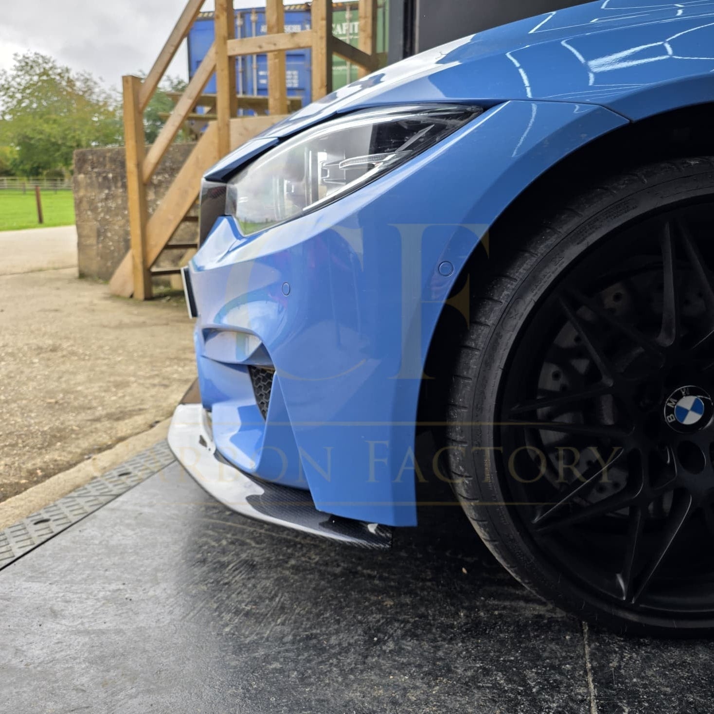 PSM Style Carbon Fibre Front Splitter for BMW F80 M3 F82 F83 M4 14-20 - Carbon Factory