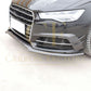 R Style Carbon Fibre Front Splitter for Audi C7.5 A6 S Line & S6 15-18 - Carbon Factory