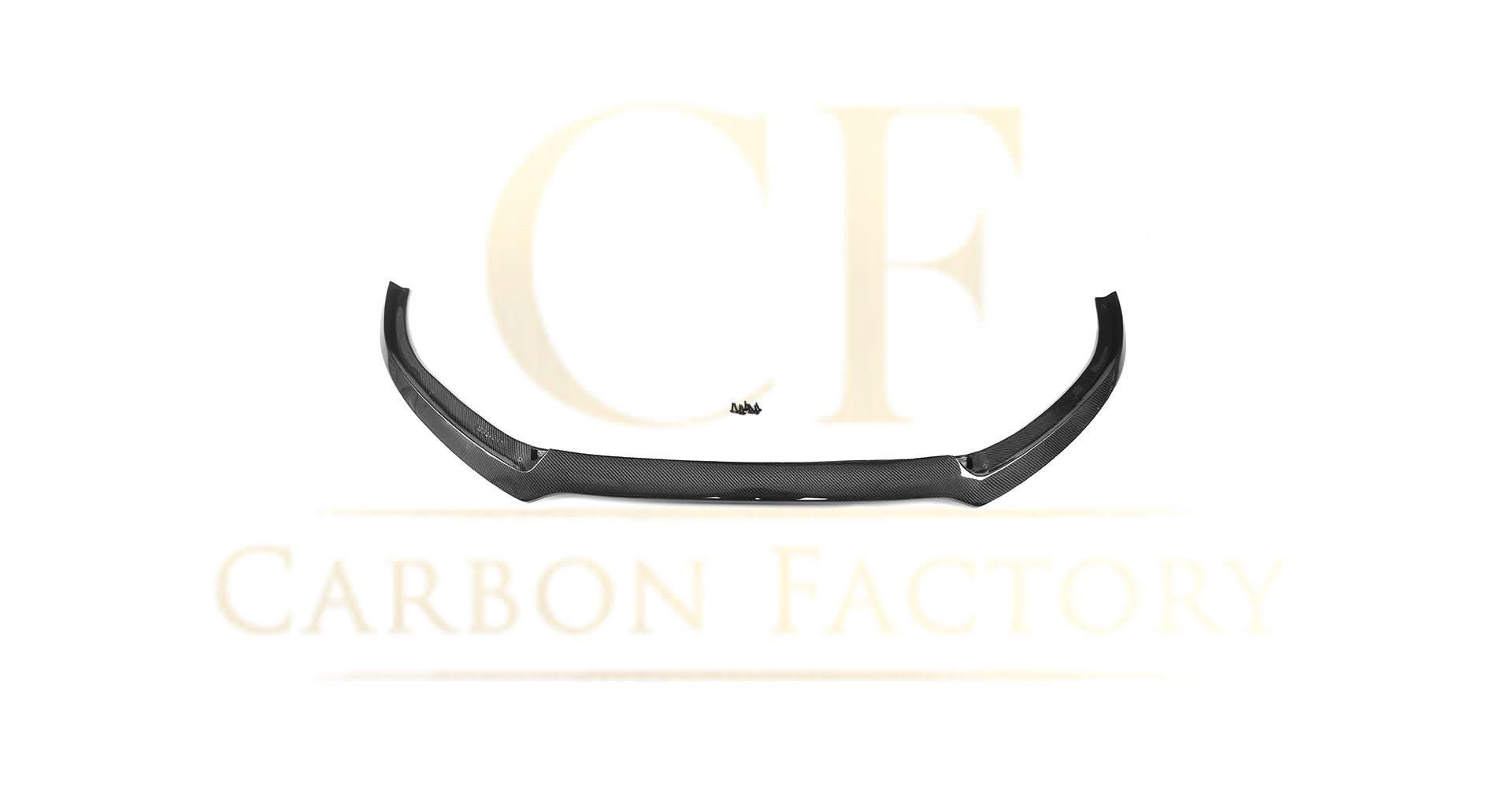 R Style Carbon Fibre Front Splitter for Audi C7.5 A6 S Line & S6 15-18 - Carbon Factory