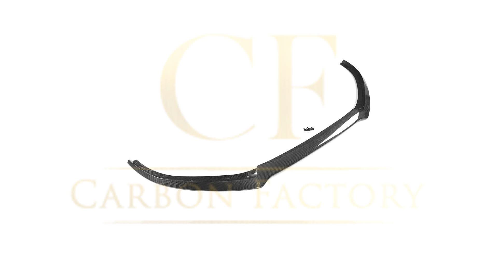 R Style Carbon Fibre Front Splitter for Audi C7.5 A6 S Line & S6 15-18 - Carbon Factory