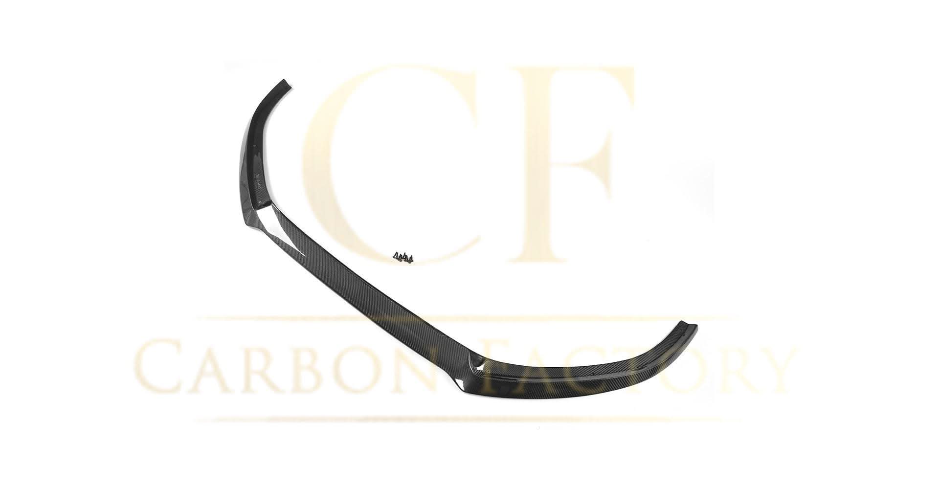 R Style Carbon Fibre Front Splitter for Audi C7.5 A6 S Line & S6 15-18 - Carbon Factory