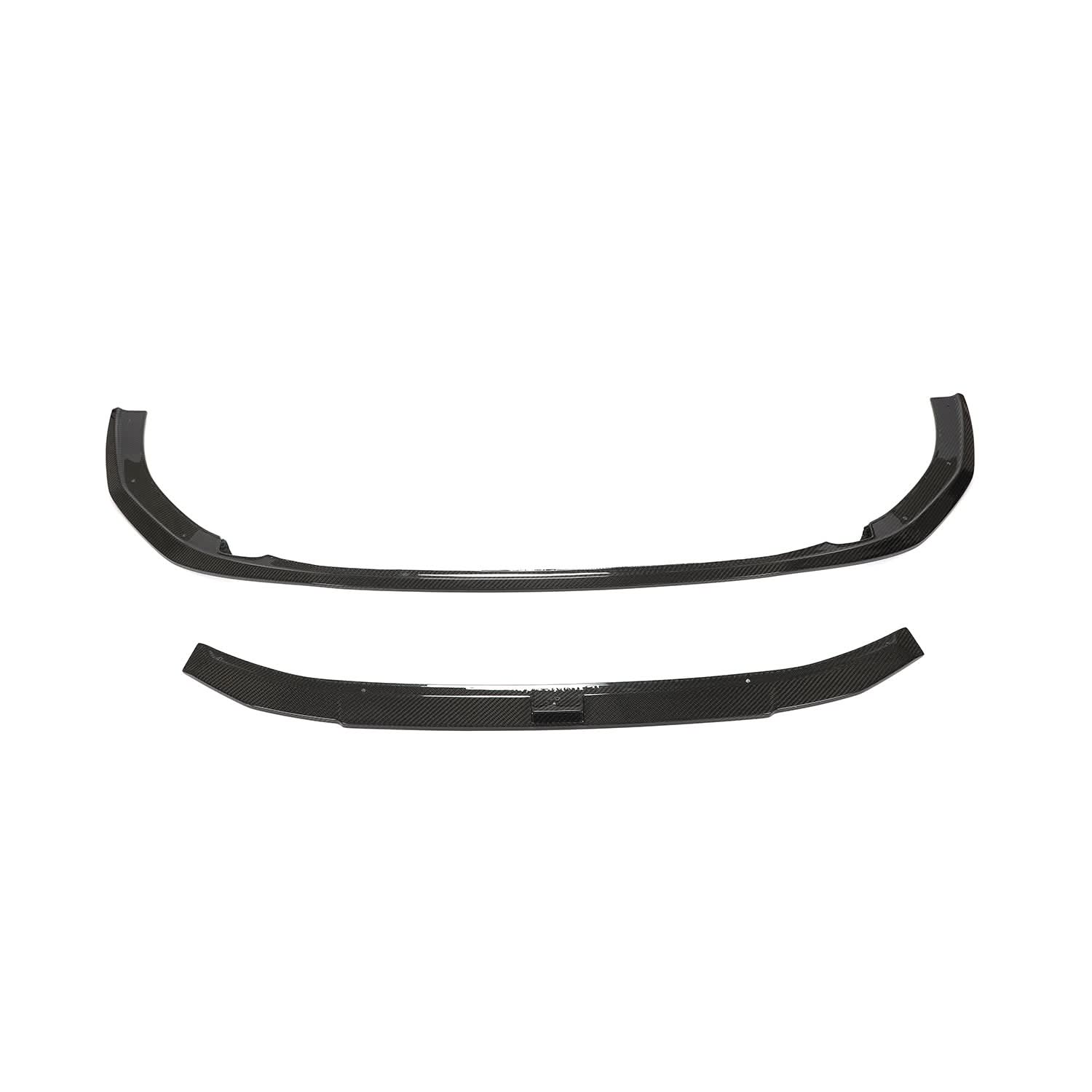 R Style Pre-Preg Carbon Fibre Front Splitter for Audi B9 RS4 18-20 - Carbon Factory