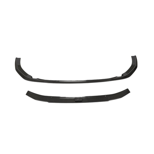 R Style Pre-Preg Carbon Fibre Front Splitter for Audi B9 RS4 18-20 - Carbon Factory