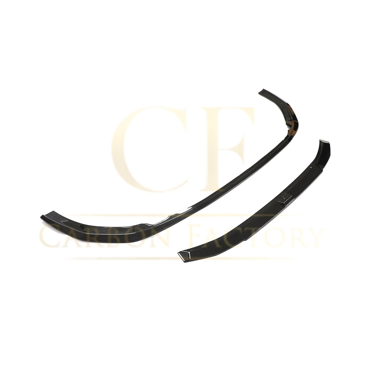 R Style Pre-Preg Carbon Fibre Front Splitter for Audi B9 RS4 18-20 - Carbon Factory