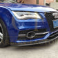 V Style Carbon Fibre Front Splitter for Audi 4G A7 S Line S7 10-18 - Carbon Factory