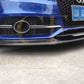 V Style Carbon Fibre Front Splitter for Audi 4G A7 S Line S7 10-18 - Carbon Factory