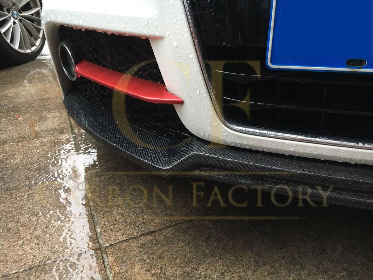 V Style Carbon Fibre Front Splitter for Audi 8J TT TTS MK2 07-14 - Carbon Factory