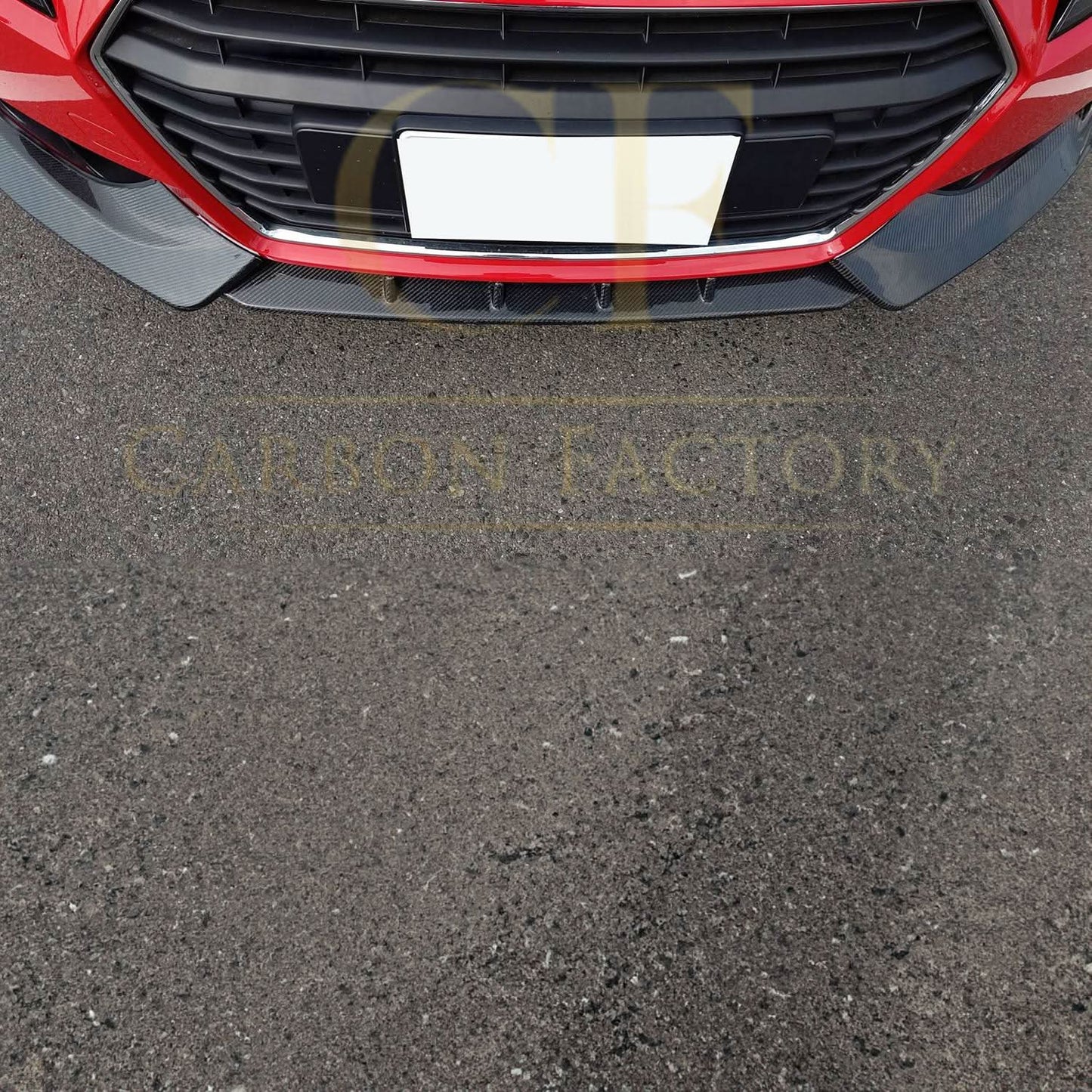 V Style Carbon Fibre Front Splitter for Audi 8S TT MK3 15-18 - Carbon Factory