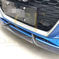 V Style Carbon Fibre Front Splitter for Audi 8V RS3 Saloon 17-20 - Carbon Factory
