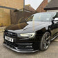 V Style Carbon Fibre Front Splitter for Audi B8.5 S5 A5 S Line 11-16 - Carbon Factory
