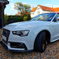 V Style Carbon Fibre Front Splitter for Audi B8.5 S5 A5 S Line 11-16 - Carbon Factory