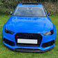 V Style Carbon Fibre Front Splitter for Audi C7 RS6 13-18 - Carbon Factory