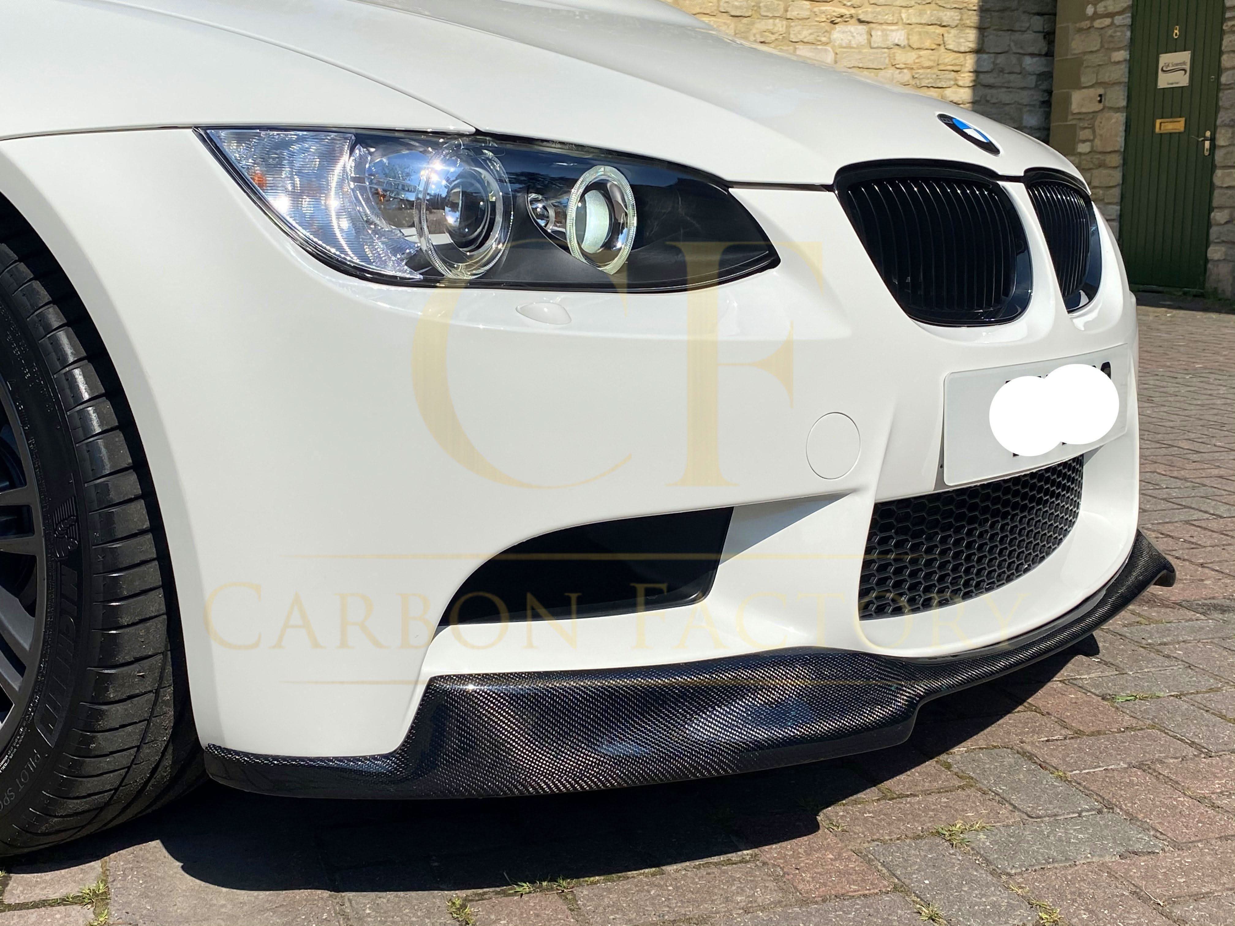 V Style Carbon Fibre Front Splitter for BMW E90 E92 E93 M3 07-13 - Carbon Factory